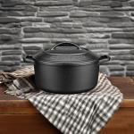 Pre-Seasoned 5 Quart Cast Iron Dutch Oven