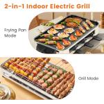 Indoor Smokeless Electric Grill with Raclette Plates