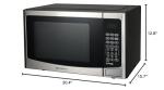 Emerson 1.2 Cu. Ft. Stainless Steel Microwave Oven