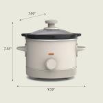 Bella 1.5 Qt Slow Cooker with Cool Touch Handles