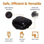 Amazon Basics 3-in-1 Waffle, Sandwich Maker, Grill