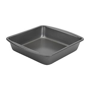 GoodCook 8" Nonstick Steel Square Pan, Gray