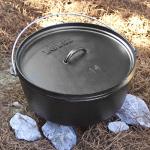 Lodge 10 Quart Pre-Seasoned Cast Iron Dutch Oven