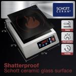 ChangBERT 1800W Portable Induction Cooktop Burner