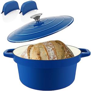 CUKOR 7QT Enameled Cast Iron Dutch Oven