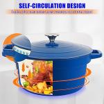 CUKOR 7QT Enameled Cast Iron Dutch Oven