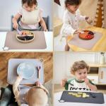 Moonkie Non-Slip Silicone Placemats for Kids