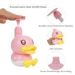 Adorable Pink Duck Soap Dispenser for Kids