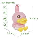 Adorable Pink Duck Soap Dispenser for Kids