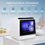Portable Mini Dishwasher with Built-in Water Tank