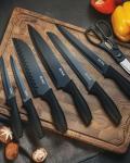 19-Piece EUNA Kitchen Knife Set with Block