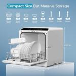 Portable Mini Dishwasher with Built-in Water Tank