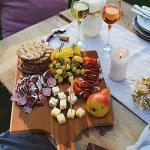 AIDEA Large Acacia Wood Cutting Board with Handle