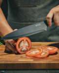 19-Piece EUNA Kitchen Knife Set with Block