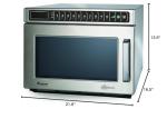 Amana Heavy-Duty Commercial Microwave Oven, 0.6 Cu Ft