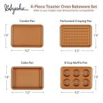 Ayesha Curry Nonstick Toaster Oven Bakeware Set