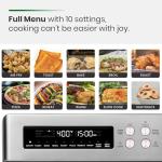 VAL CUCINA Infrared Air Fryer Toaster Oven 10-in-1
