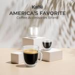 Kaffe Insulated Glass Coffee Cups (2 Pack)
