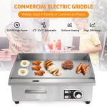 WICHEMI 22" Electric Griddle Flat Top Grill