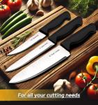 14-Piece German Steel Kitchen Knife Set with Block