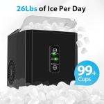 Aeitto Portable Ice Maker - 9 Ice Cubes in 6 Mins