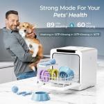 Compact Portable Dishwasher with 8 Wash Programs