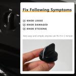 GYOFFULL Trash Compactor Knob Replacement Switch