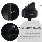 GYOFFULL Trash Compactor Knob Replacement Switch
