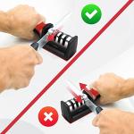4-in-1 Ergonomic Knife Sharpener for Kitchen Knives