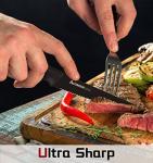 Astercook 8-Piece Serrated Steak Knife Set