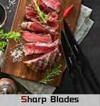 Astercook 8-Piece Serrated Steak Knife Set