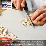 Flexible Plastic Cutting Board Mat - 24" x 18