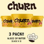 Organic Garlic & Shallot Flavored Butter (3 Pack)