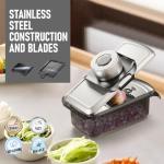 12-in-1 Vegetable Chopper and Slicer with Container