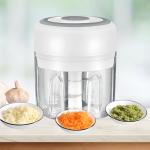 Compact Electric Food Processor and Garlic Chopper