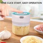 Compact Electric Food Processor and Garlic Chopper