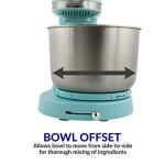 Retro 3.5 Qt Tilt Head Stand Mixer in Aqua