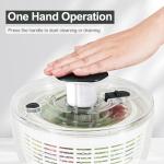 Mom's Easy One-Handed Salad Spinner 3.8 Qt
