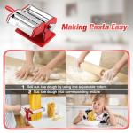 Sailnovo 2-in-1 Pasta Maker with 9 Thickness Settings