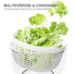 Mom's Easy One-Handed Salad Spinner 3.8 Qt