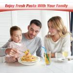 Sailnovo 2-in-1 Pasta Maker with 9 Thickness Settings