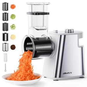 Electric Cheese Grater and Salad Maker with Blades