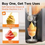 Home Slushie and Ice Cream Maker Machine