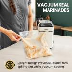 InstaSeal Vacuum Sealer with 12 Bags, Space Saving