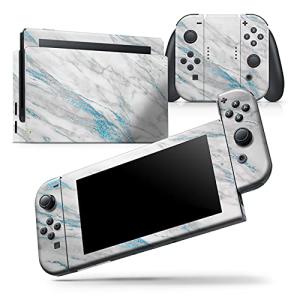 Marble & Blue Frosted Skin Decal for Switch