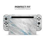 Marble & Blue Frosted Skin Decal for Switch