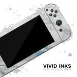 Marble & Blue Frosted Skin Decal for Switch