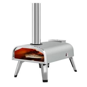 12" Outdoor Wood Pellet Pizza Oven with Stone