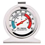2 Pack Large Dial Refrigerator Freezer Thermometers