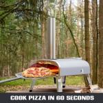 12" Outdoor Wood Pellet Pizza Oven with Stone